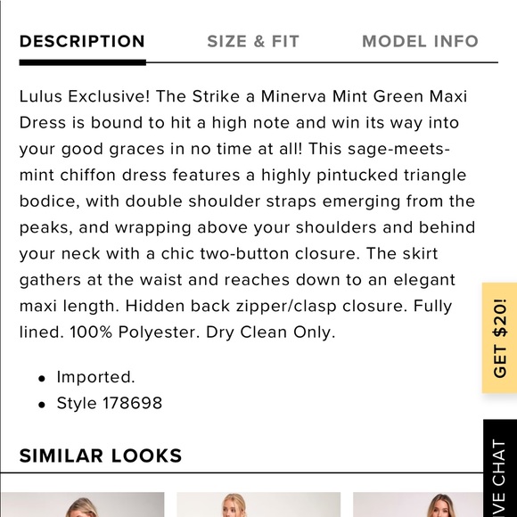 Lulus Minerva Mint Maxi Dress - S - Picture 6 of 10